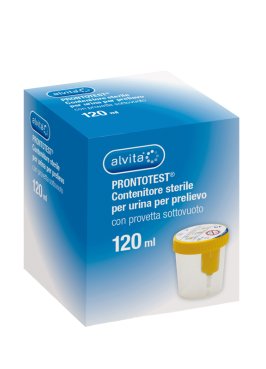 CONTENITORE URINE ALVITA PRONTOTEST PRELIEVO SOTTOVUOTO 120ML 1 PEZZO