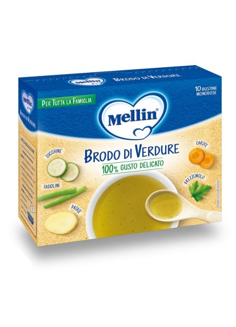 MELLIN BRODO DI VERDURE 10X8G