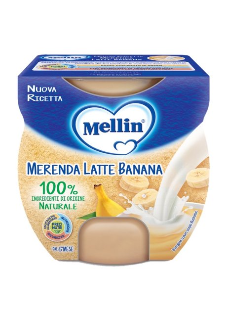 MELLIN MER LATTE BANANA 2X100G