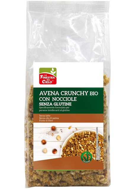 CRUNCHY S/G AVENA NOCCIOLA250G