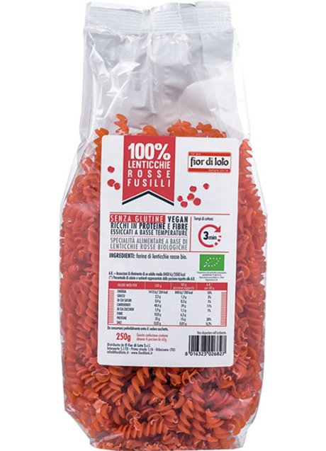 FUSILLI DI LENTICCHIE ROSSE FDL