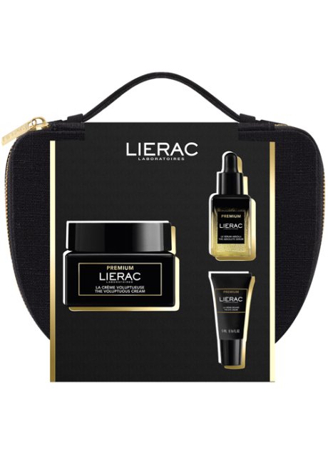 LIERAC TROUSSE NATALE PREMIUM VOLUPTUEUSE 50 ML + MINI SIERO13 ML + MINI CONTORNO OCCHI 5 ML 2024