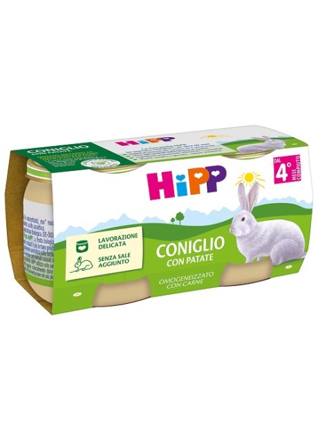 HIPP OMOG CONIGLIO VERD 2X80G