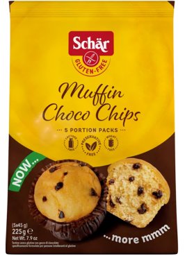 SCHAR MUFFIN CHOCO CHIP 225G