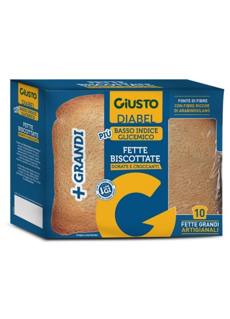 GIUSTO DIABEL FETTE BISC 150G