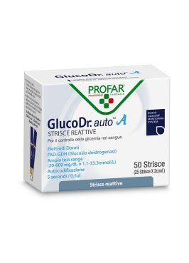 GLUCO DR AUTO GLICEMIA 50 STRISCE PROFAR
