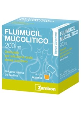 FLUIMUCIL MUCOLITICO*30 bust grat 200 mg senza zucchero