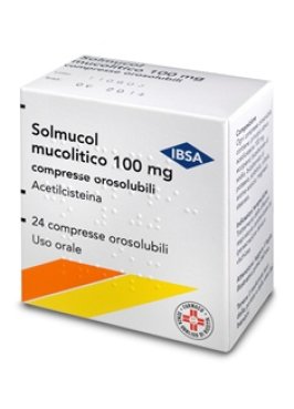 SOLMUCOL MUCOLITICO*24 cpr orosolub 100 mg