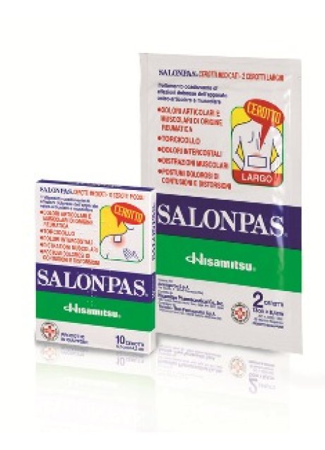 SALONPAS*10 cerotti medicati 6,5 x 4,2 cm