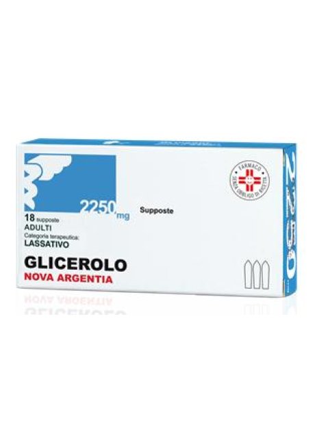 GLICEROLO (NOVA ARGENTIA)*AD 18 supp 2.250 mg