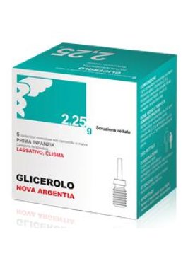 GLICEROLO (NOVA ARGENTIA)*PRIMA INFANZIA 6 contenitori monodose 2,25 g soluz rett con camomilla e malva