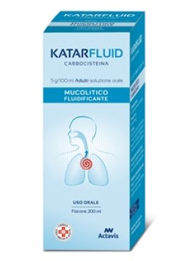 KATARFLUID*AD orale soluz 200 ml 5 g/100 ml