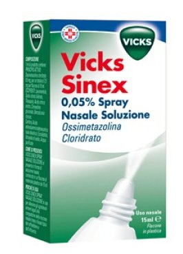 VICKS SINEX*spray nasale 15 ml 0,05%