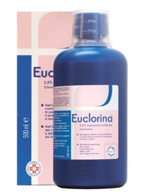 EUCLORINA 2,5%*soluz cutanea 500 ml