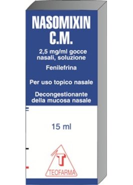NASOMIXIN CM*gtt nasali 15 ml 2,5 mg/ml