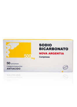 SODIO BICARBONATO (NOVA ARGENTIA)*50 cpr 500 mg