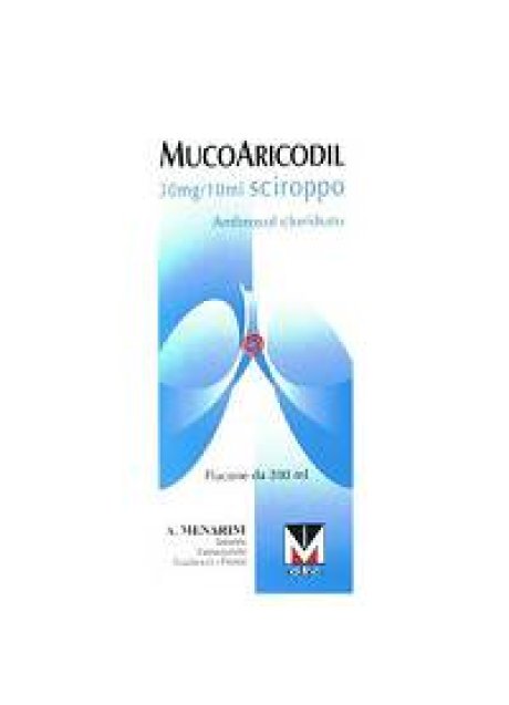 MUCOARICODIL*sciroppo 200 ml 30 mg/10 ml