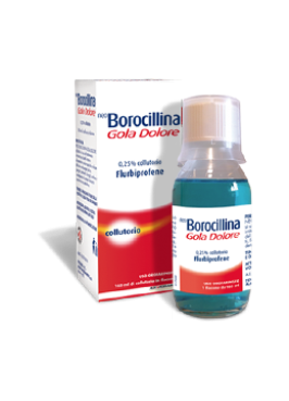 NEOBOROCILLINA GOLA DOLORE*collutorio 400 mg 160 ml 0,25%