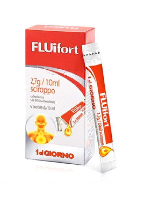 FLUIFORT*6 bust sciroppo 10 ml 2,7 g/10 ml