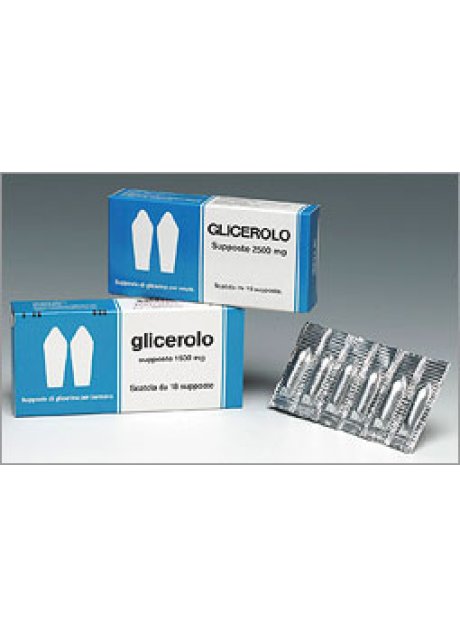 GLICEROLO (SELLA)*AD 18 supp 2.250 mg