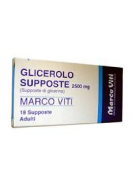 SUPPOSTE GLICERINA (MARCO VITI)*AD 18 supp 2.250 mg