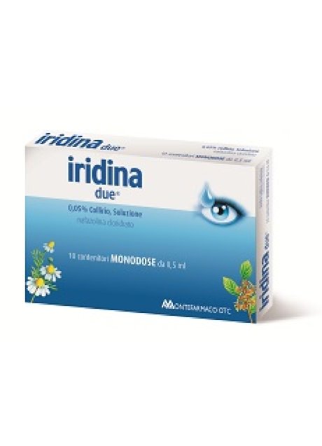 IRIDINA DUE*10 monod collirio 0,5 ml 0,05%