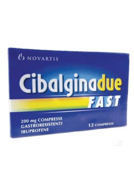 CIBALGINA DUE FAST*12 cpr gastrores 200 mg