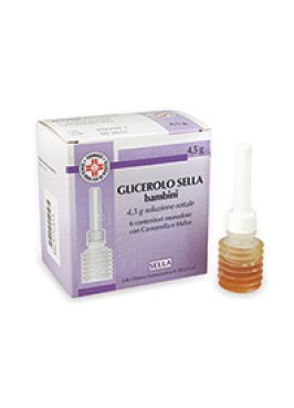 GLICEROLO (SELLA)*BB 6 contenitori monodose 4,5 g soluz rettcon camomilla e malva