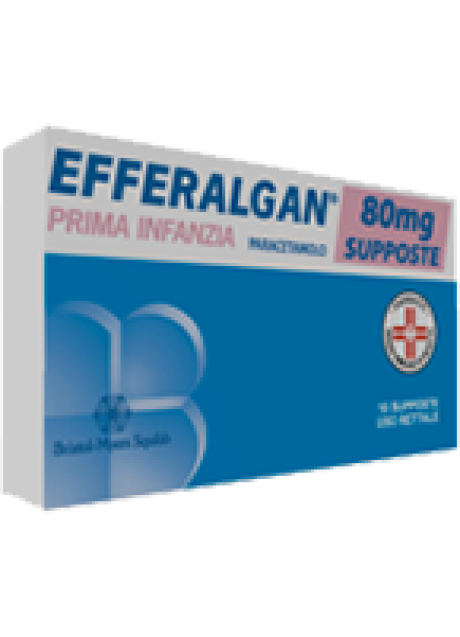EFFERALGAN*10 supp 80 mg