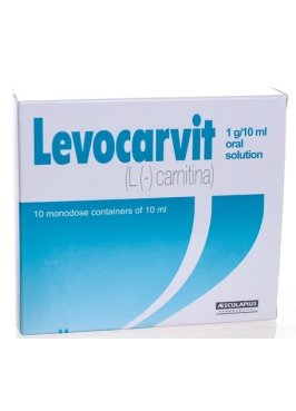 LEVOCARVIT*orale soluz 10 flaconcini 1 g 10 ml