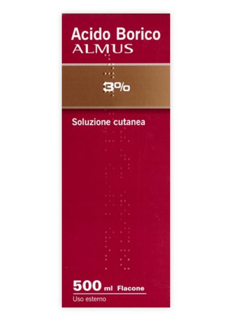 ACIDO BORICO (ALMUS)*soluz cutanea 500 ml 3%