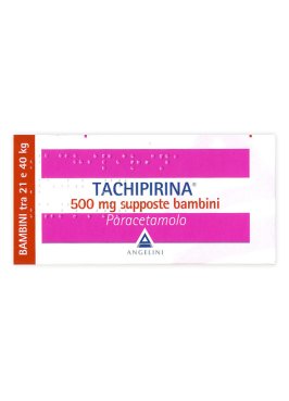 TACHIPIRINA*BB 10 supp 500 mg