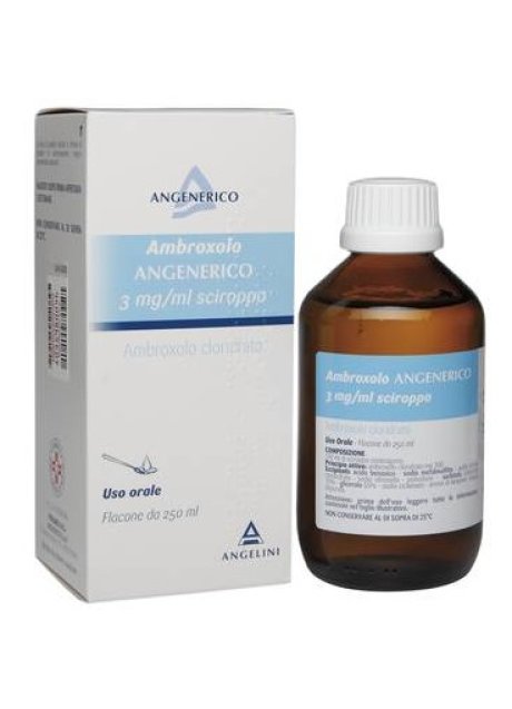 AMBROXOLO (ANGELINI)*scir 250 ml 3 mg/ml