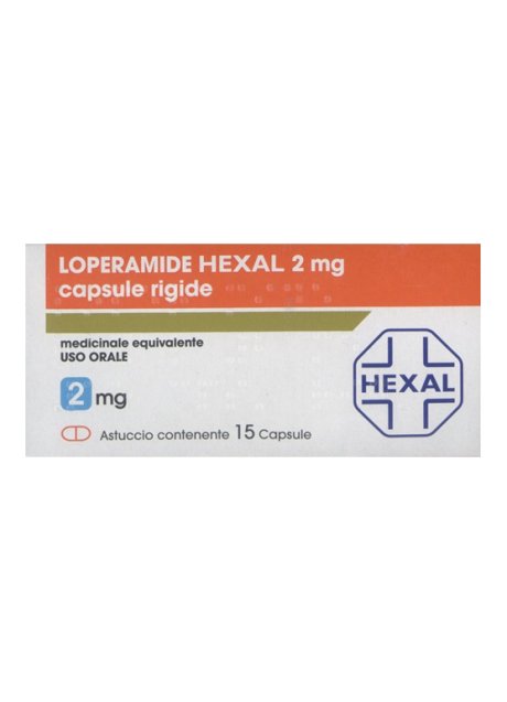 LOPERAMIDE (HEXAL)*15 cps 2 mg