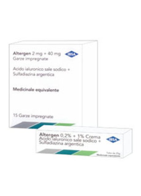 ALTERGEN*15 garze 2 mg + 40 mg 10 cm x 10 cm