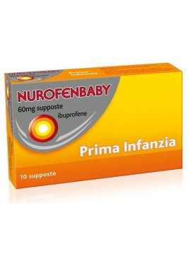 NUROFENBABY*10 supp 60 mg prima infanzia