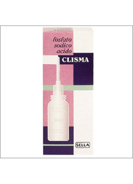 SODIO FOSFATO (SELLA)*1 flacone 120 ml 16% + 6% soluz rett