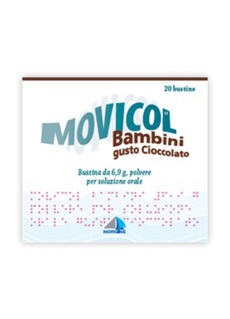 MOVICOL*BB 20 bust polv orale 6,9 g cioccolato