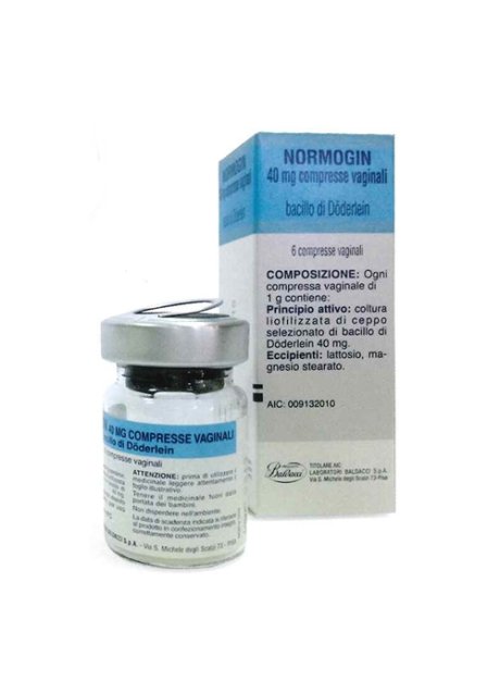 NORMOGIN*6 cpr vag 40 mg