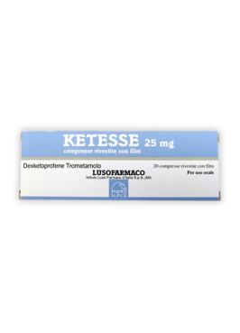 KETESSE*20 cpr riv 25 mg