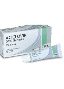 ACICLOVIR (DOC GENERICI)*crema derm 3 g 5%