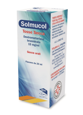 SOLMUCOL TOSSE SECCA*orale gtt 20 ml 15 mg/ml