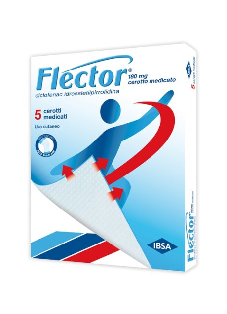 FLECTOR*5 cerotti medicati 180 mg