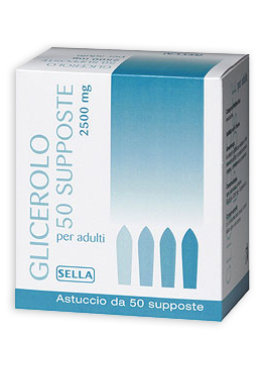 GLICEROLO (SELLA)*AD 50 supp 2.250 mg