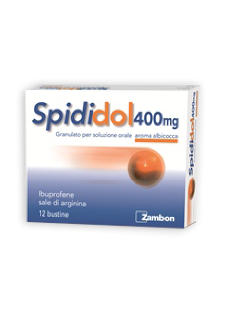 SPIDIDOL*orale grat 12 bust 400 mg aroma albicocca