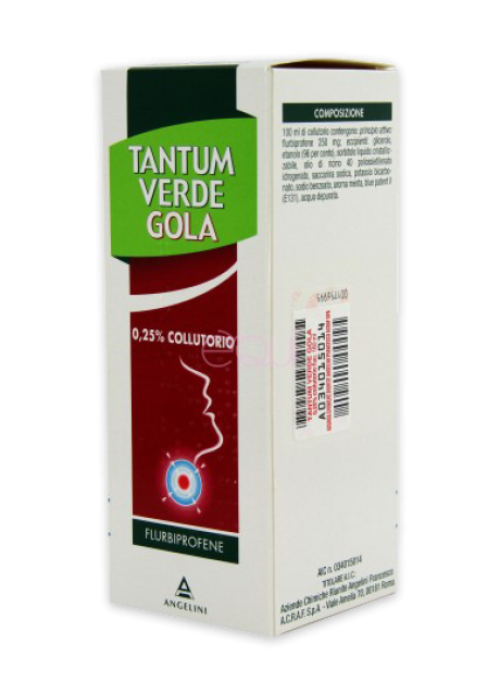 TANTUM VERDE GOLA*collutorio 160 ml 250 mg/100 ml