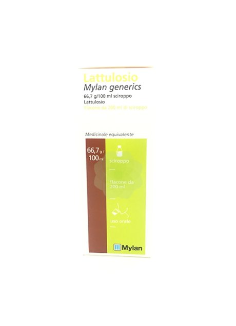 LATTULOSIO (MYLAN GENERICS)*scir 200 ml 66,7 g/100 ml flacone