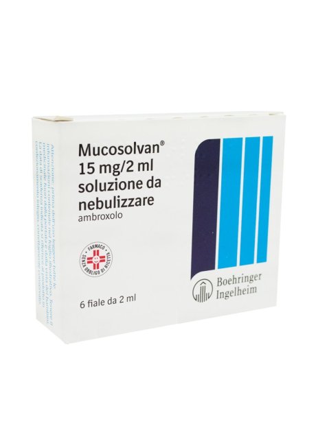 MUCOSOLVAN*soluz nebul 6 fiale 15 mg 2 ml