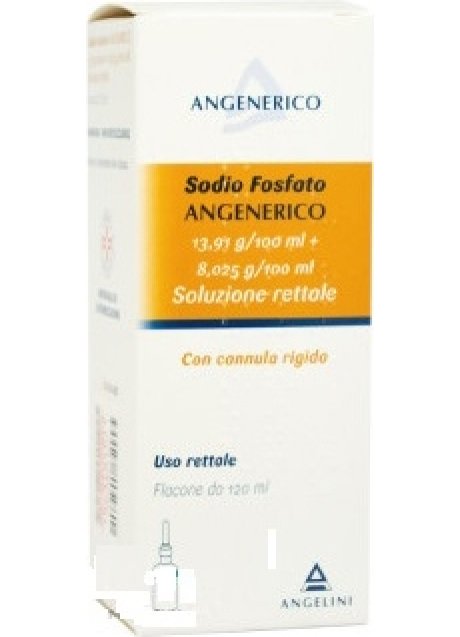 SODIO FOSFATO (ANGELINI)*1 clisma 120 ml soluz rett con cannula