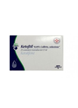 KETOFTIL*25 monod collirio 0,5 ml 0,5 mg/ml